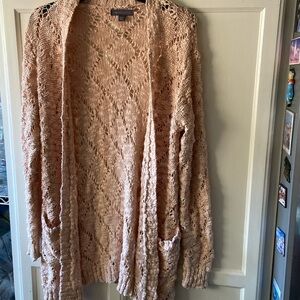 Kendall & Kylie crochet knit cardigan